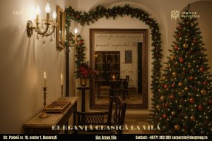 Decoratiuni de Craciun in stil interbelic: Eleganta nobiliara dezvaluita de Eko Group Vila